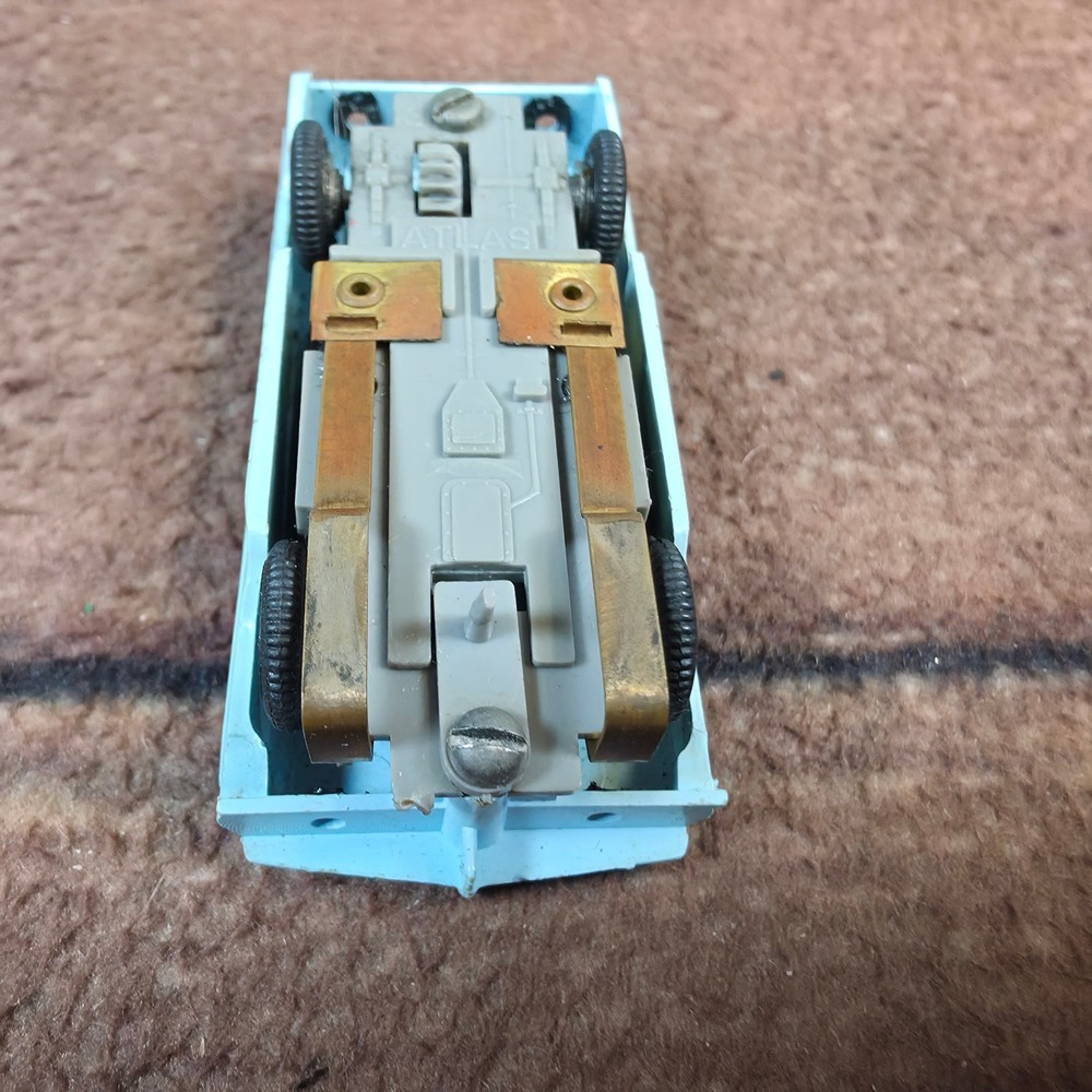 Atlas Slot Car HO Scale Light Blue Fair Vintage 1960s Racing Model - Picture 8 of 8